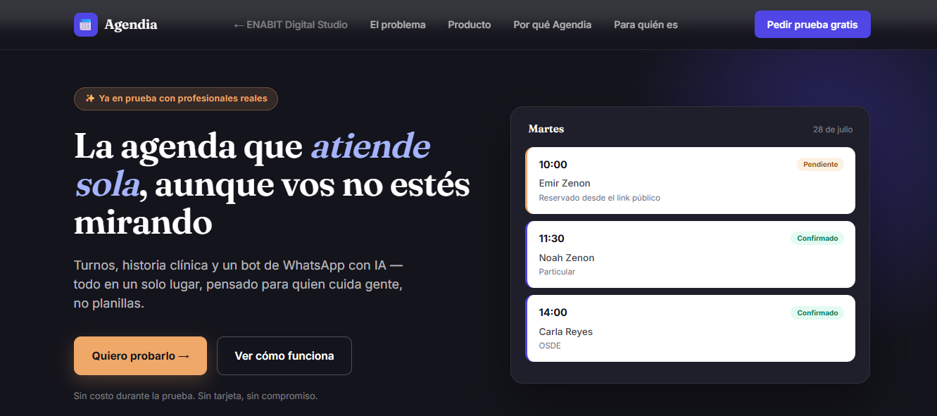 Vista previa de Agendia