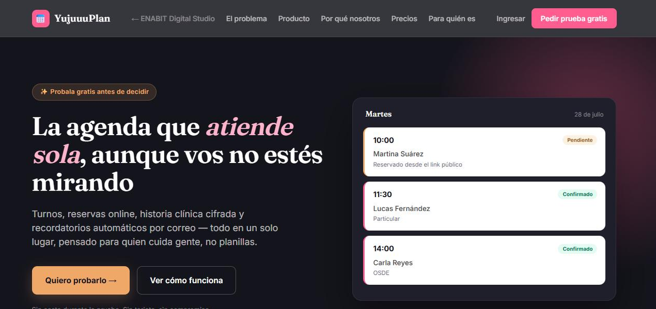 Vista previa de YujuuuPlan